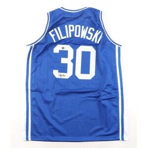 Kyle Filipowski Signed Autograph Jersey (Beckett Certified) Duke Blue Devils